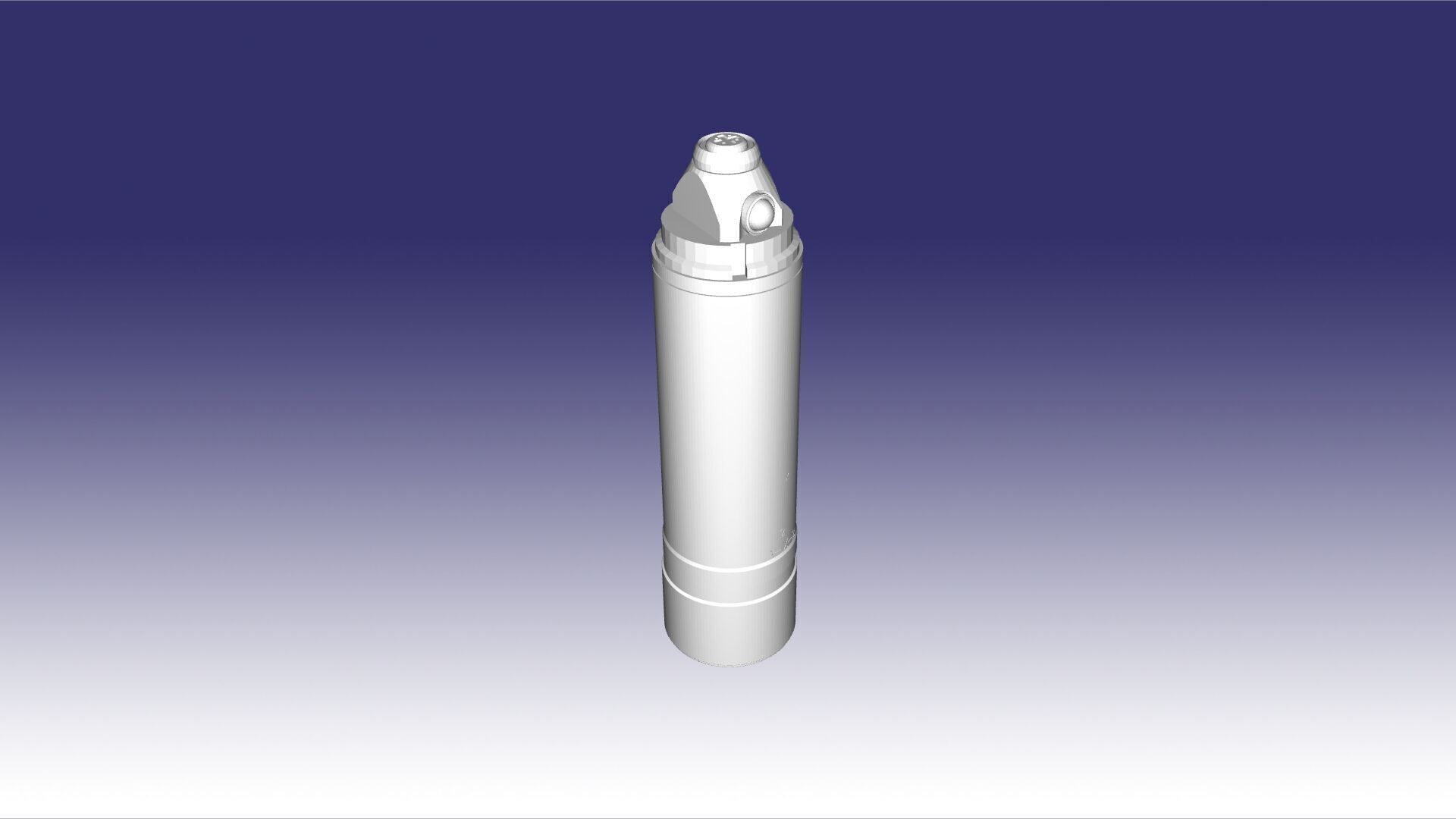 O-16 Cluster Munition 152mm Projectile 3D print model_3