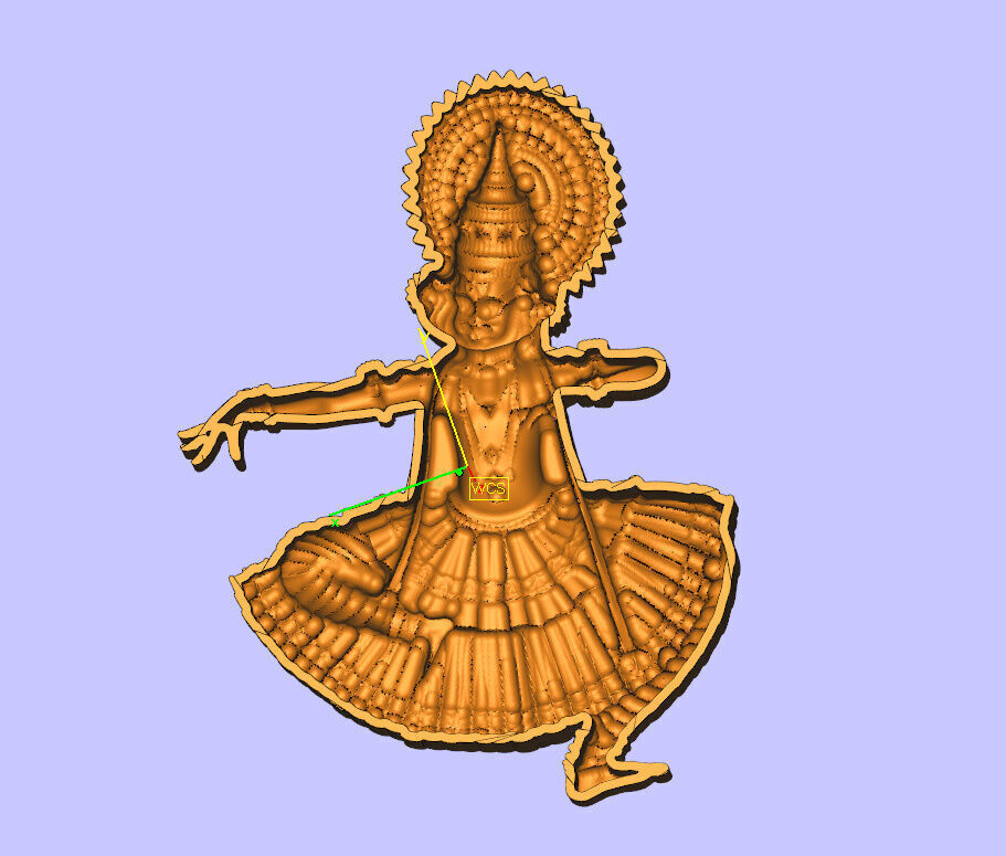 katakkali dancing model 3D print model_2