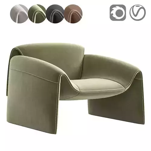 LE CLUB Armchair By Poliform