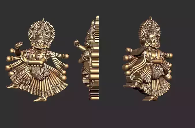 katakkali dancing model