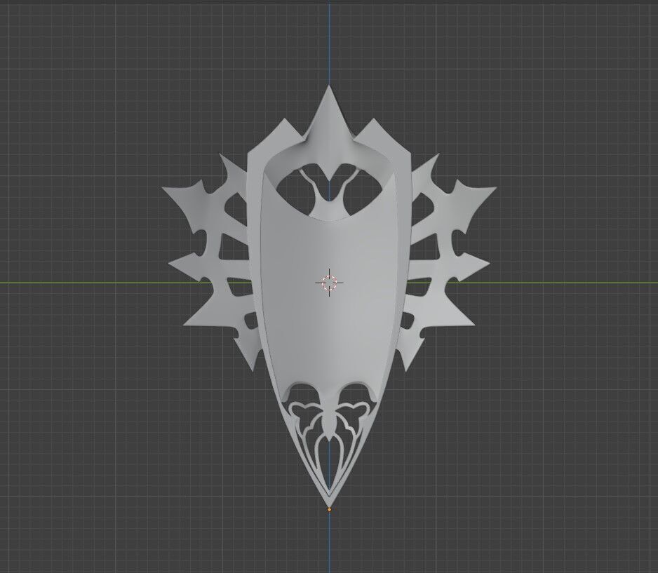 Nephilim Lord Shield from Lineage2 Game L2 3D print model_3