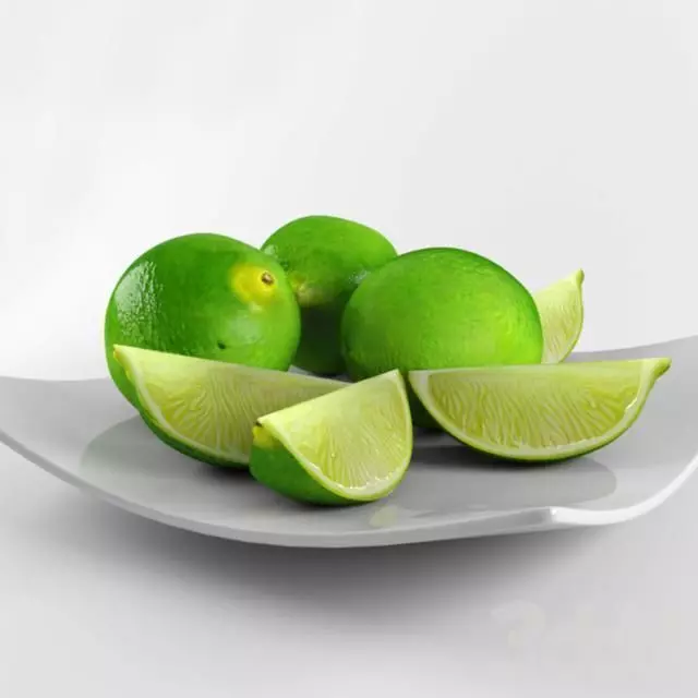 Green lemon 3D model