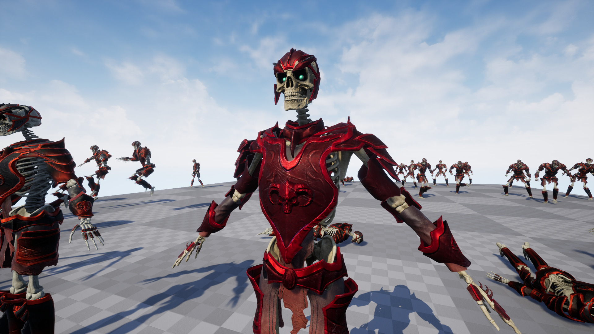 Skeleton 05 Low-poly 3D model_20