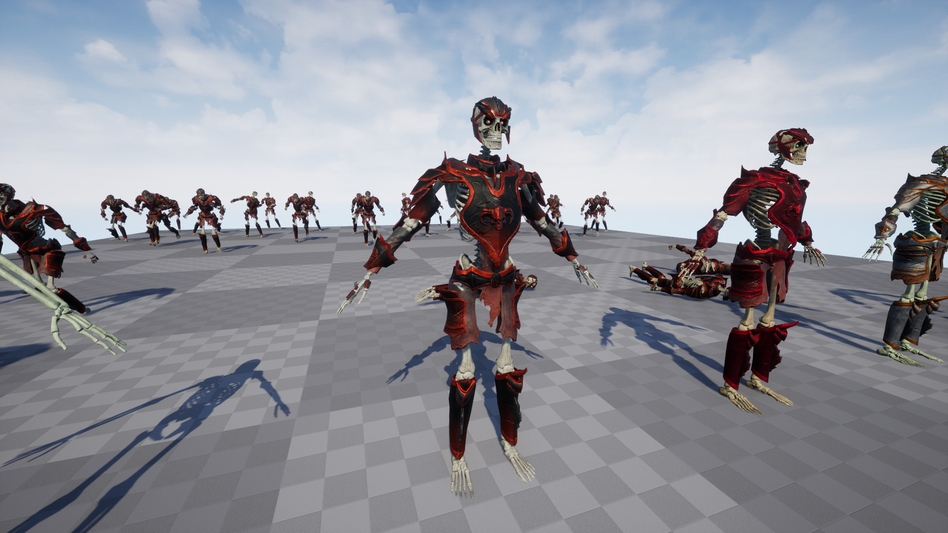 Skeleton 05 Low-poly 3D model_22