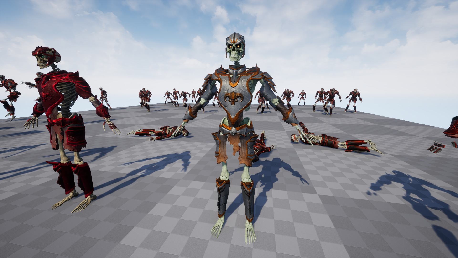 Skeleton 05 Low-poly 3D model_24