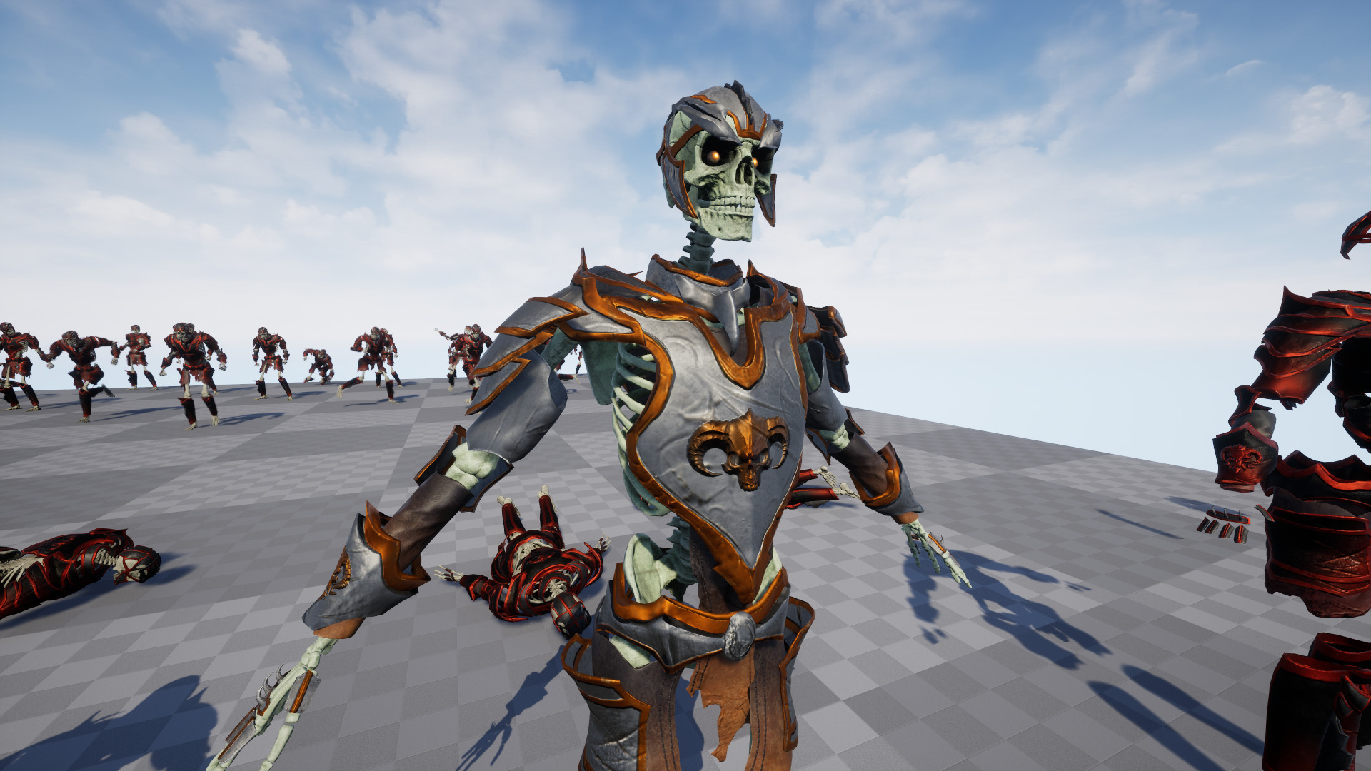 Skeleton 05 Low-poly 3D model_19