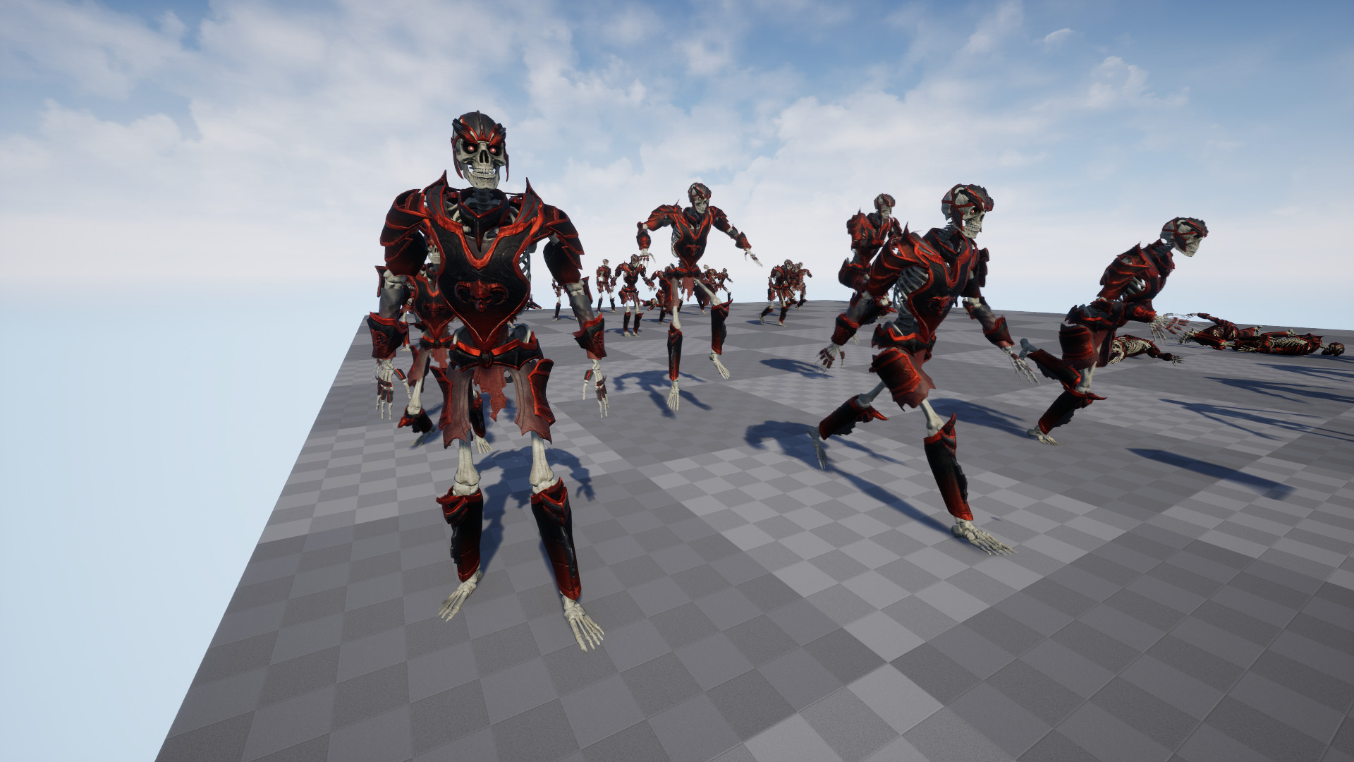 Skeleton 05 Low-poly 3D model_17