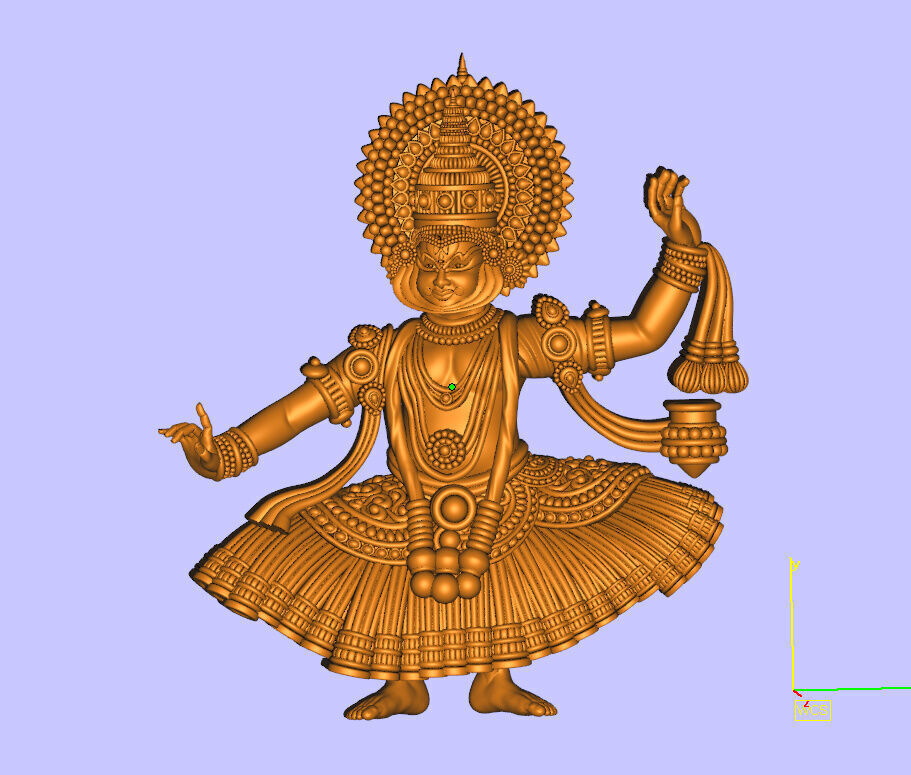 katakkali dancing model 3D print model_1