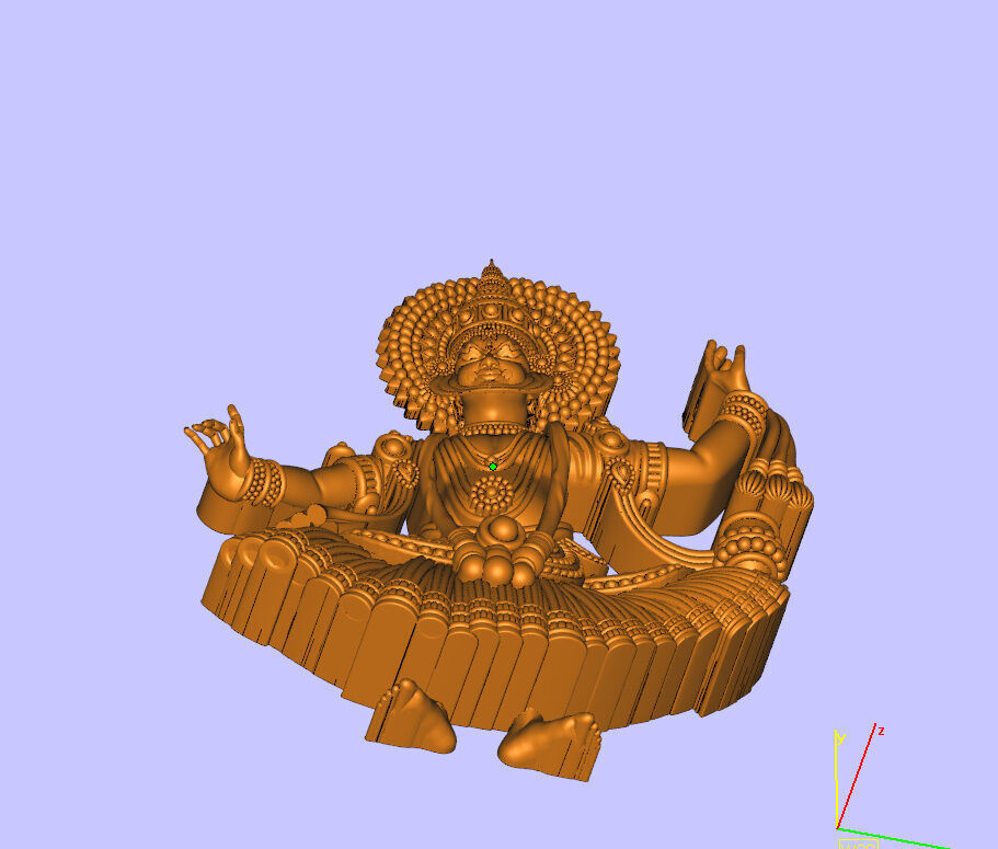 katakkali dancing model 3D print model_2