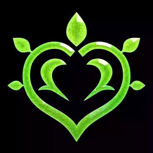 genshin impact dendro emblems 3D print model