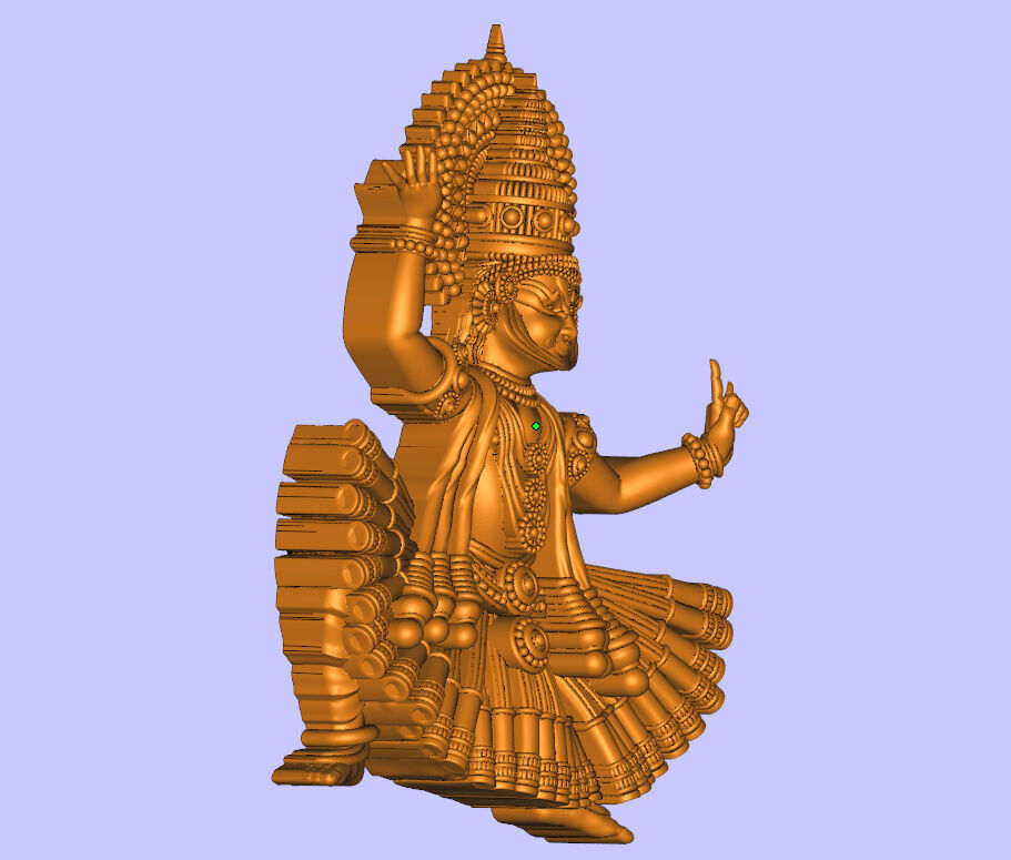 katakkali dance model 3D print model_3