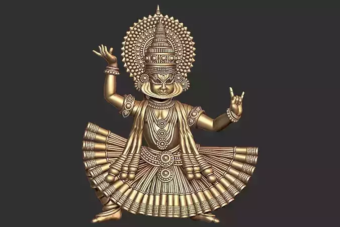 katakkali dance model
