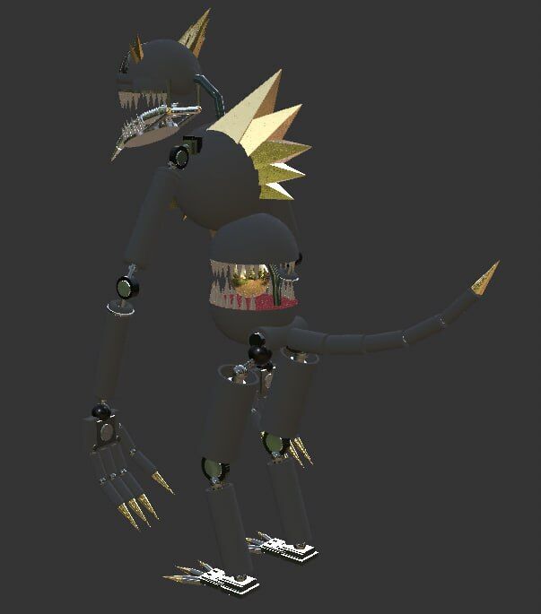 Corrupted robot 3D model_1