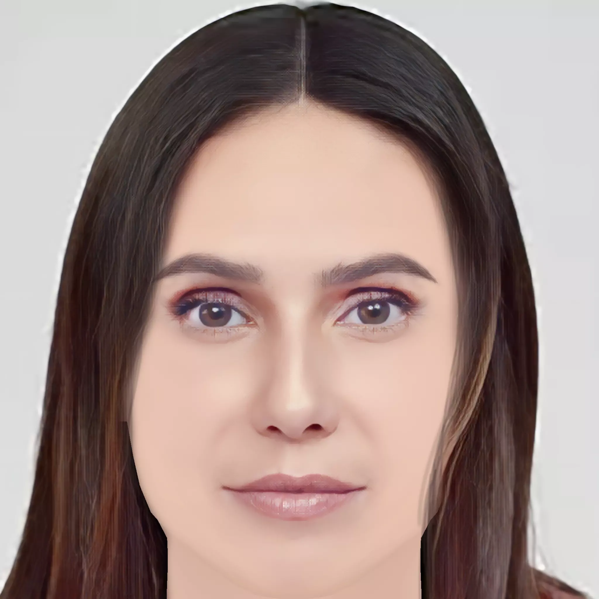 Deborah Secco Head - No Hair - Low poly head for game Low-poly 3D model