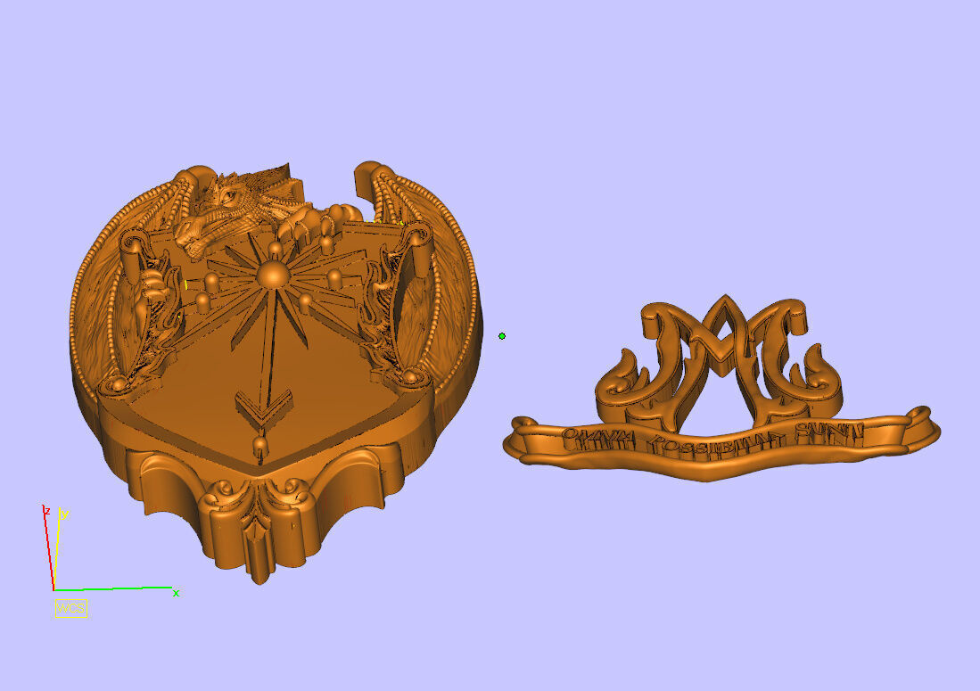 dragon pendent 3D print model_7