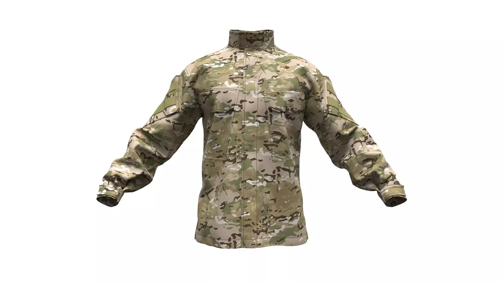 Jacket Crye Precision G3 Field Shirt - Marvelous Designer 3D model