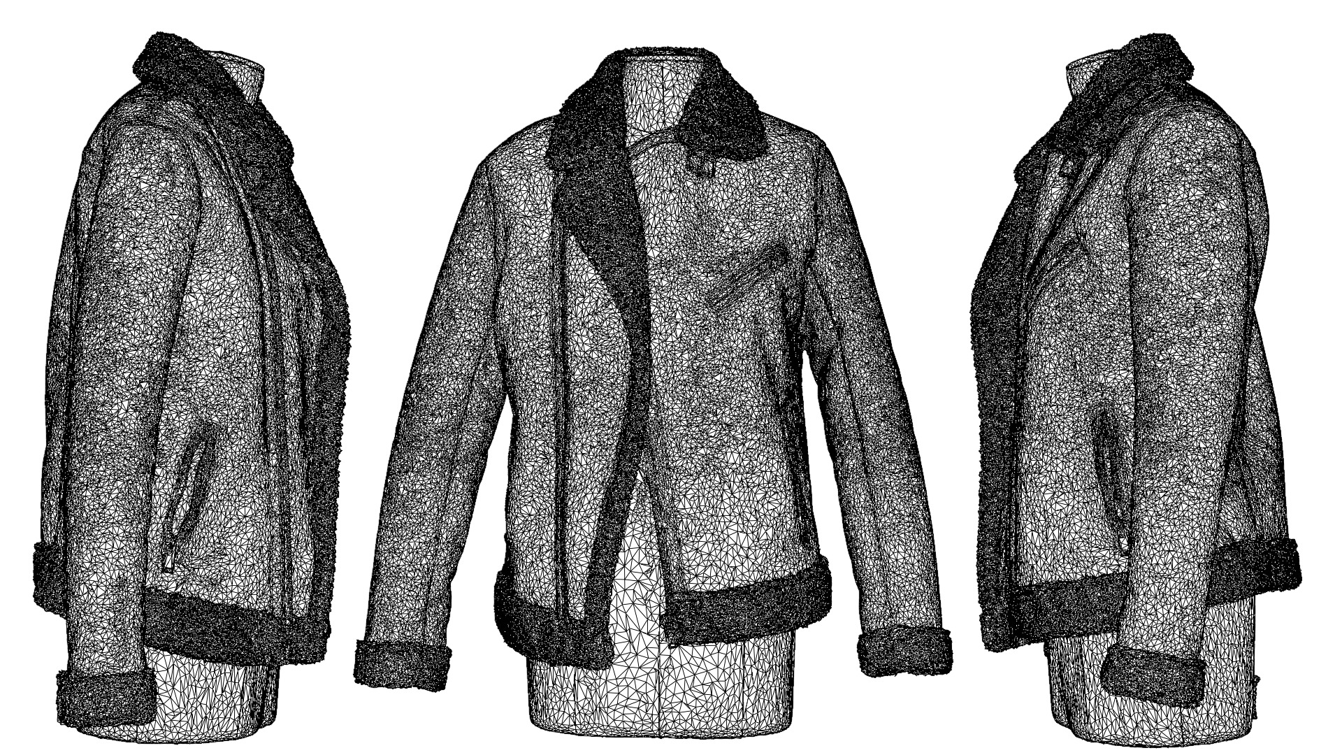Brown Jacket Scan 3D model_5