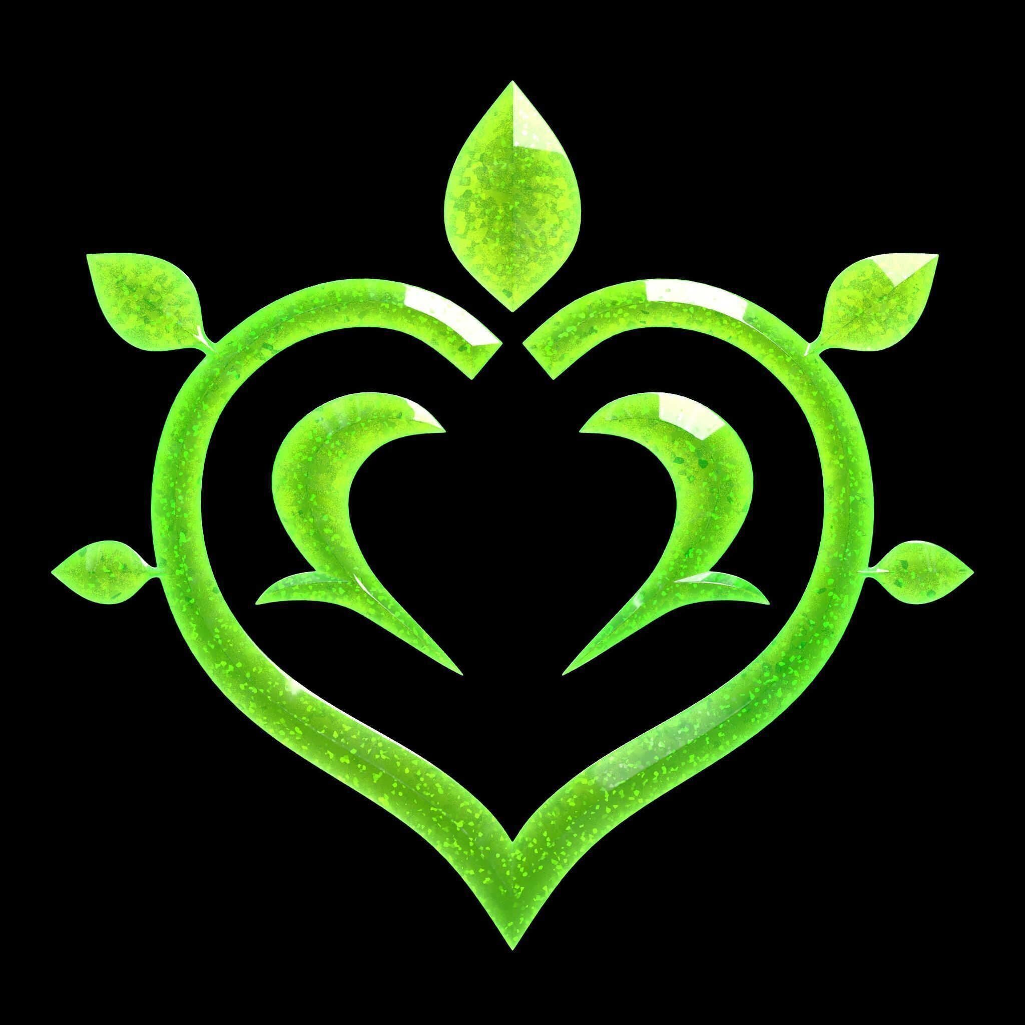 genshin impact element emblems 3D print model_5