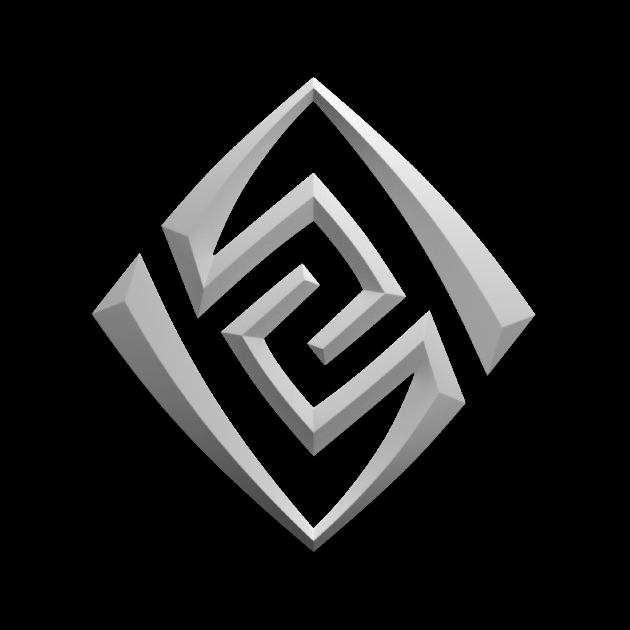 genshin impact element emblems 3D print model_10