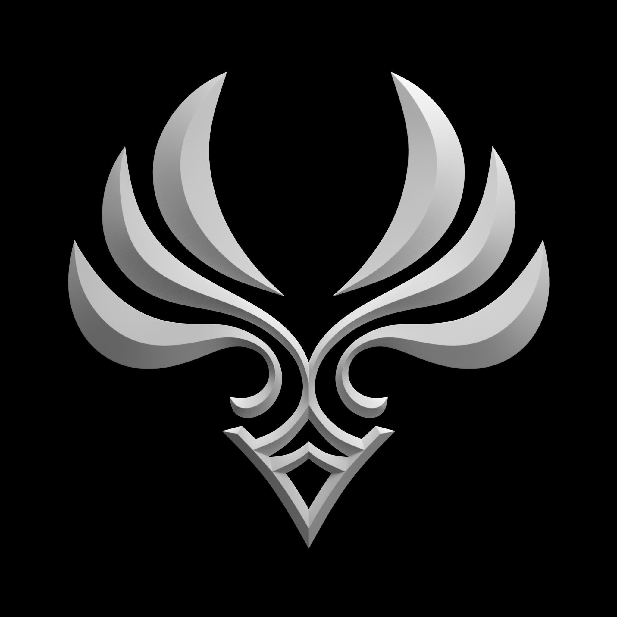 genshin impact element emblems 3D print model_3