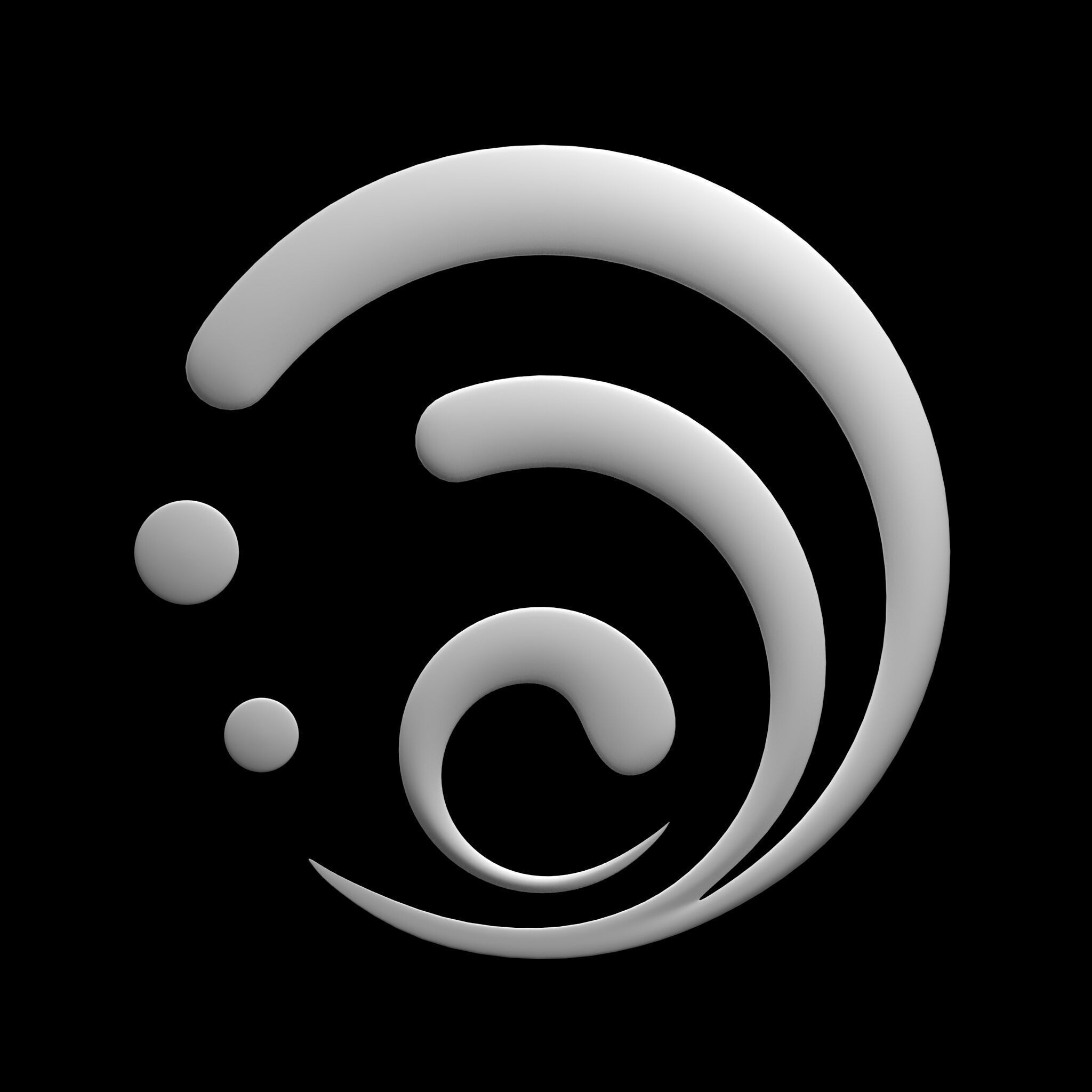 genshin impact element emblems 3D print model_12