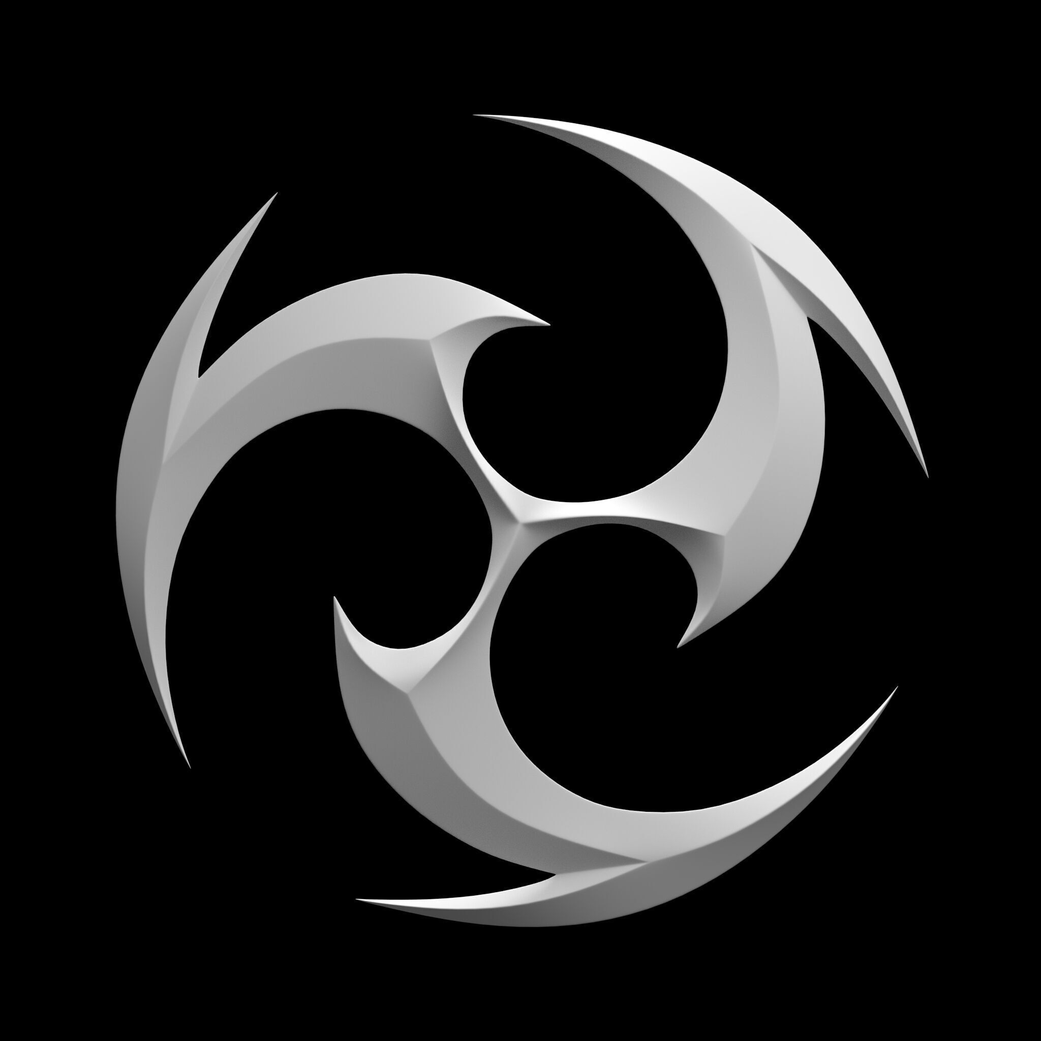 genshin impact element emblems 3D print model_8