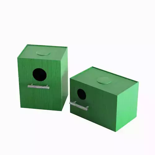 Colored Birdhouse 03