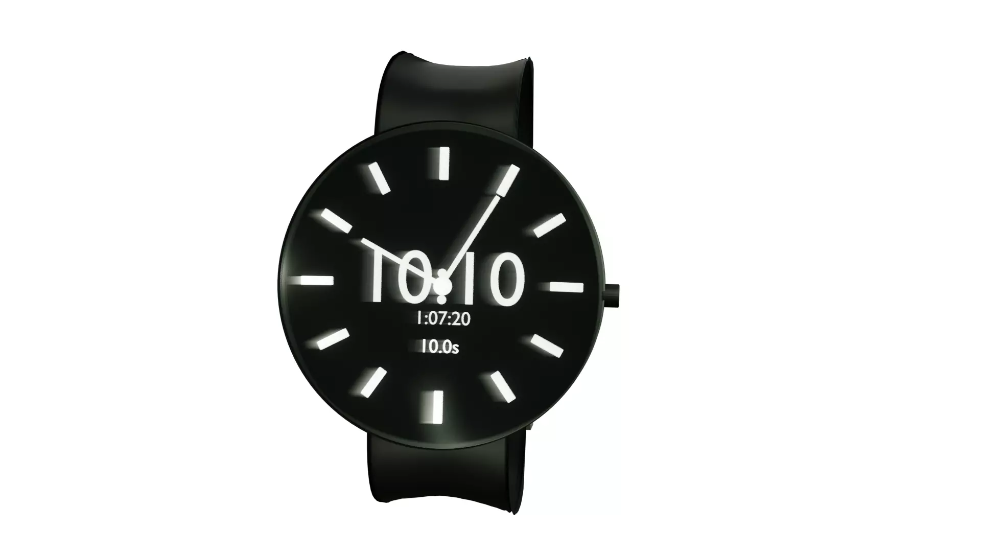 Minimalist Smartwatch 3D Model  Low-poly 3D model_0