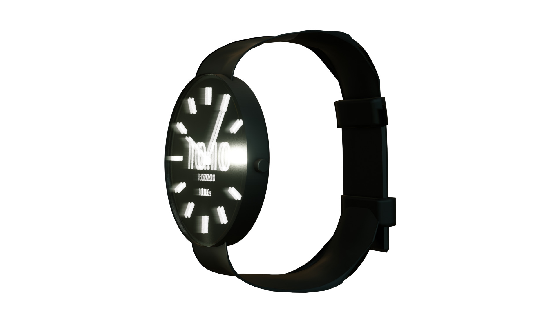 Minimalist Smartwatch 3D Model  Low-poly 3D model_2