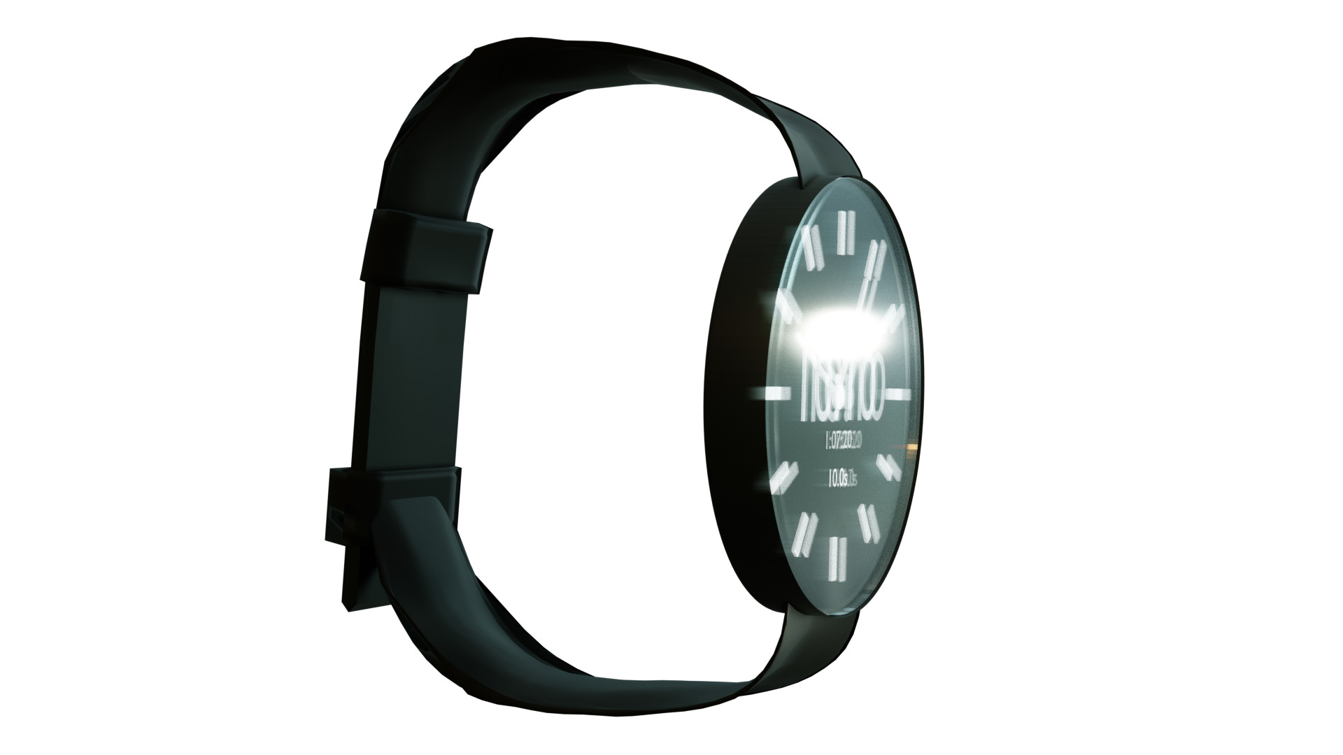 Minimalist Smartwatch 3D Model  Low-poly 3D model_4