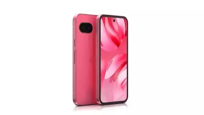 Google Pixel 9a Low-poly 3D model