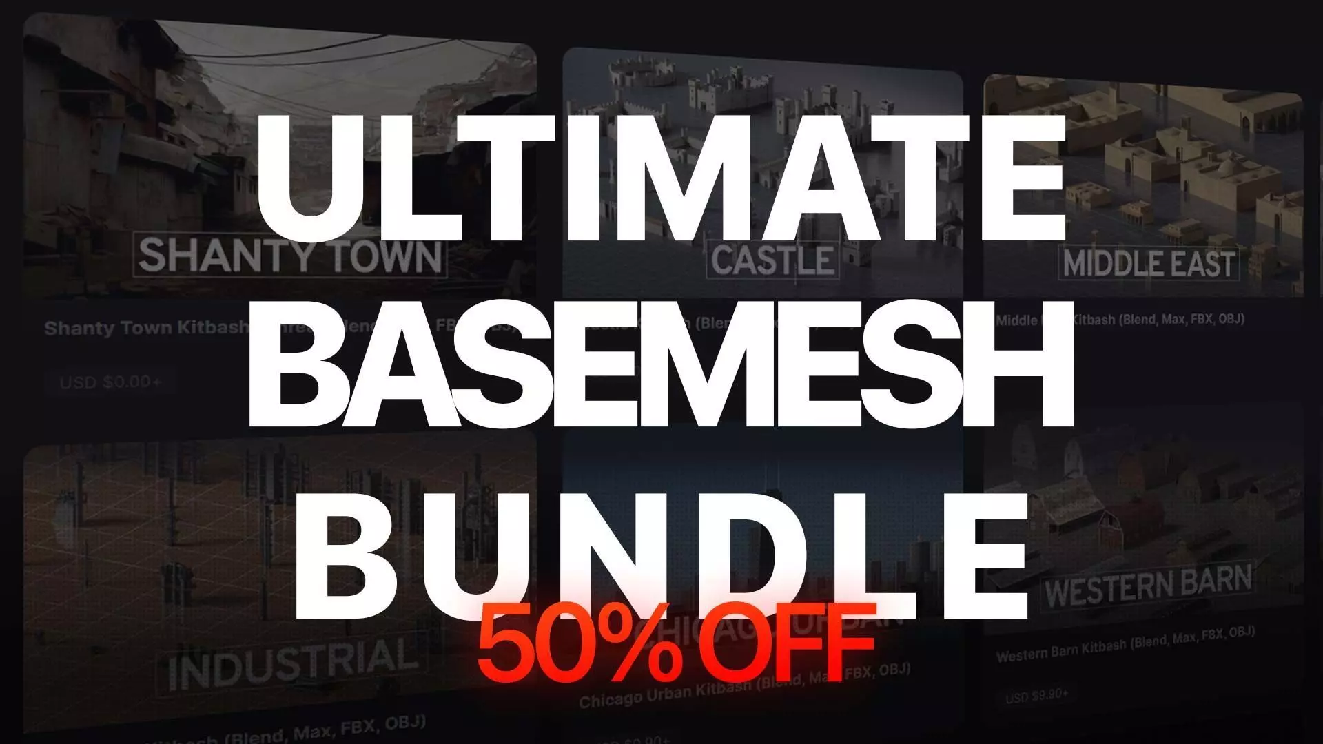 Ultimate Basemesh Bundle 3D Model Collection_0