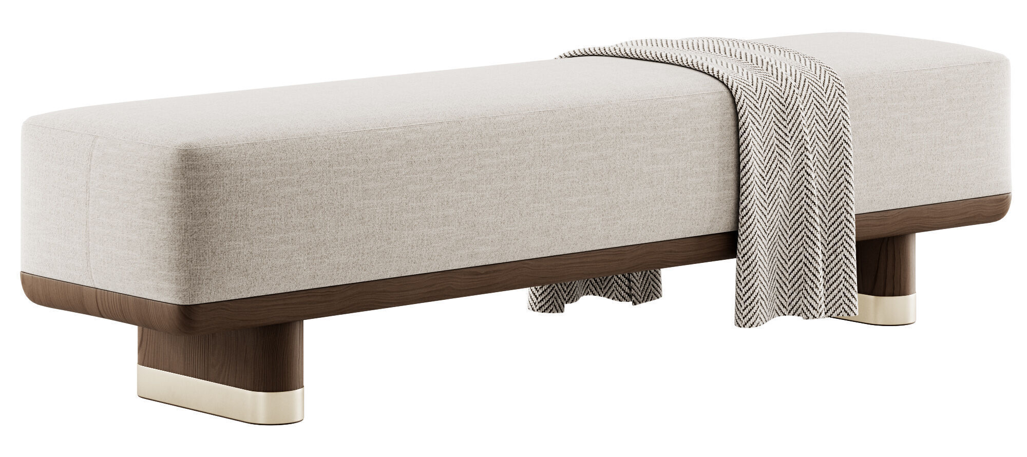 Geisha Bench By Bellavista 3D model_9