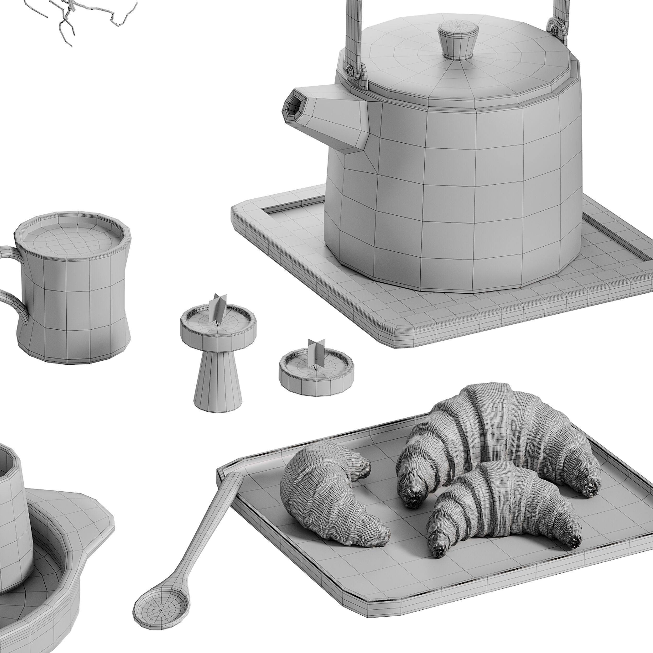 Decorative SET 02 3D model_14