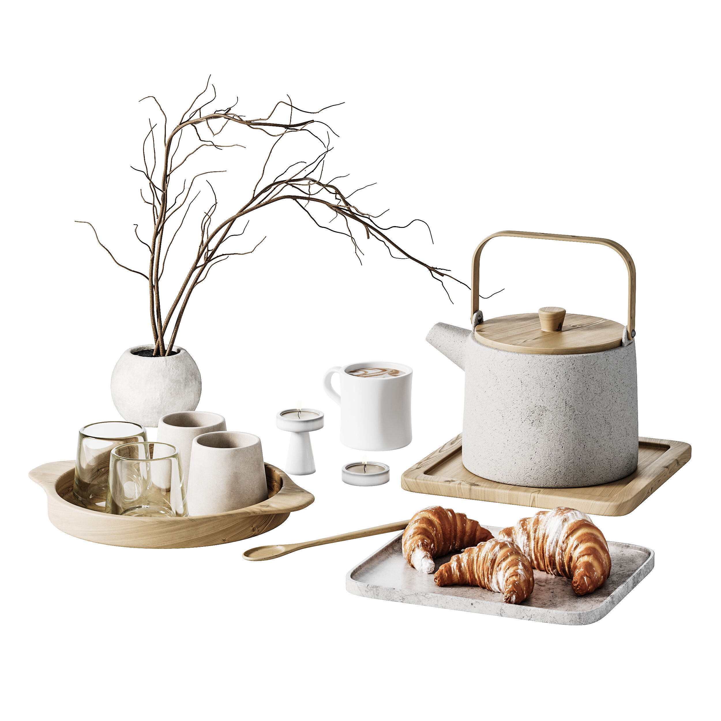 Decorative SET 02 3D model_3