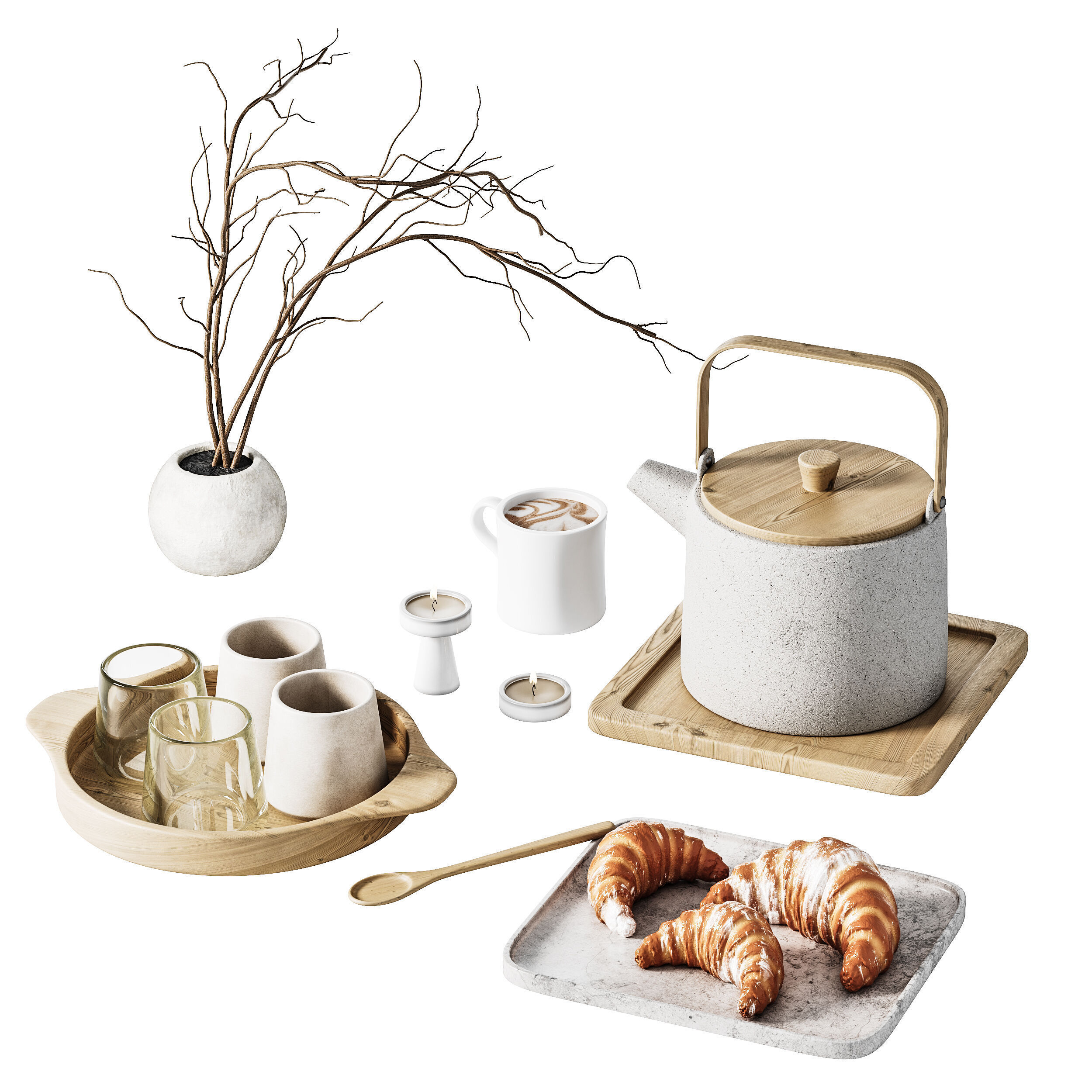 Decorative SET 02 3D model_11