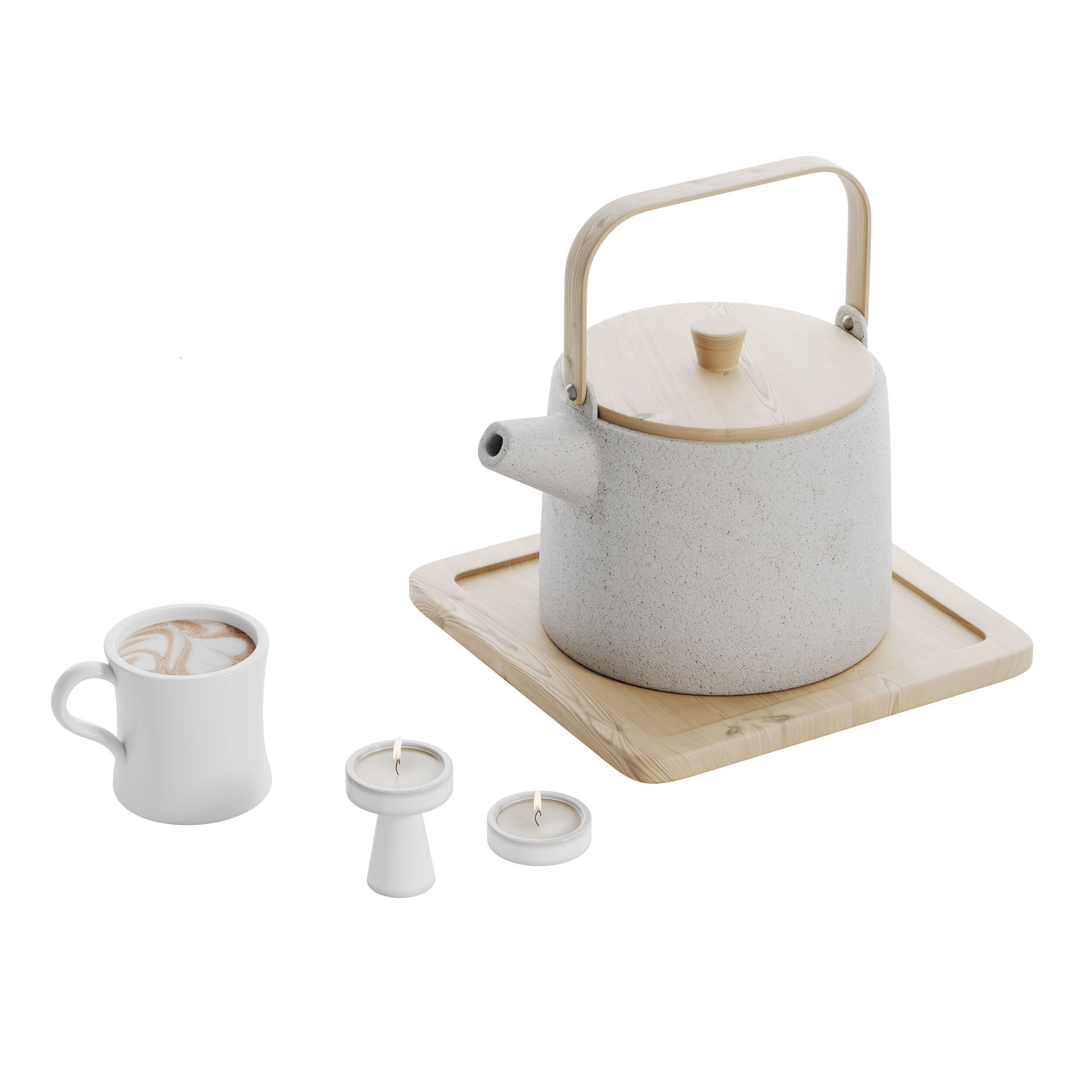 Decorative SET 02 3D model_4