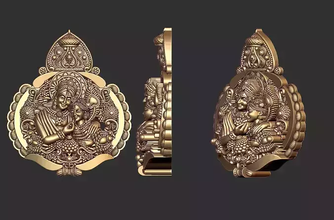 Radha krishna  pendent  