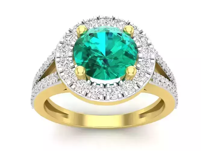 AV 623 Diamond Ladies Split Shank Bridal Engagement Ring