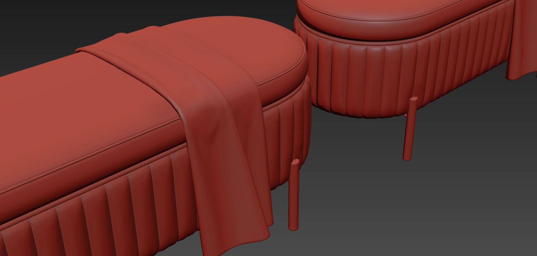 Chloe Bench By Jennifer Taylor 3D model_15
