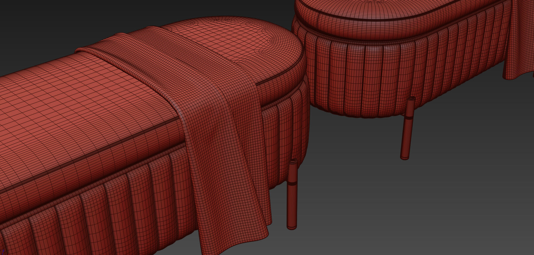 Chloe Bench By Jennifer Taylor 3D model_16