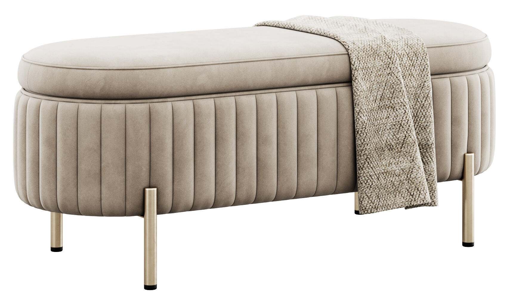 Chloe Bench By Jennifer Taylor 3D model_5