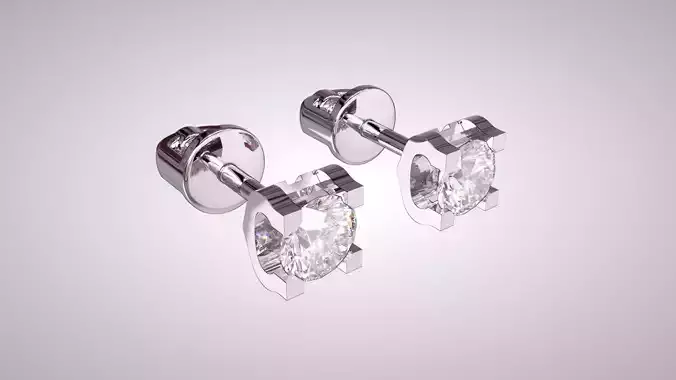 Earrings Studs  3D print model