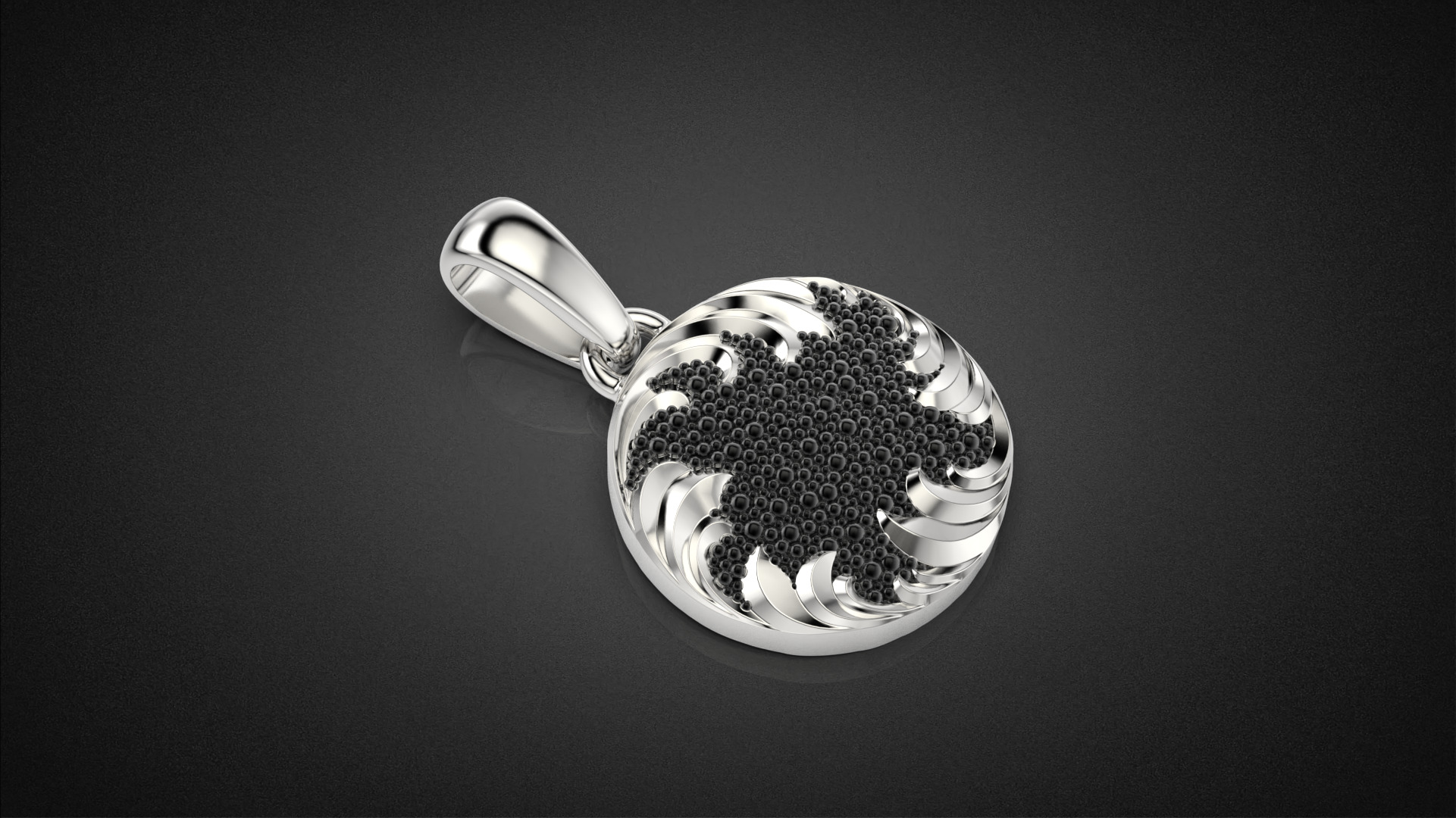 Fashion golden ratio Jewelry necklace P35 3D print model_19