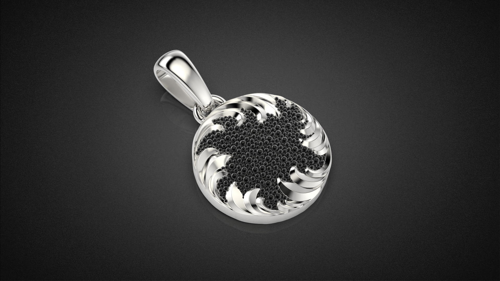 Fashion golden ratio Jewelry necklace P35 3D print model_13