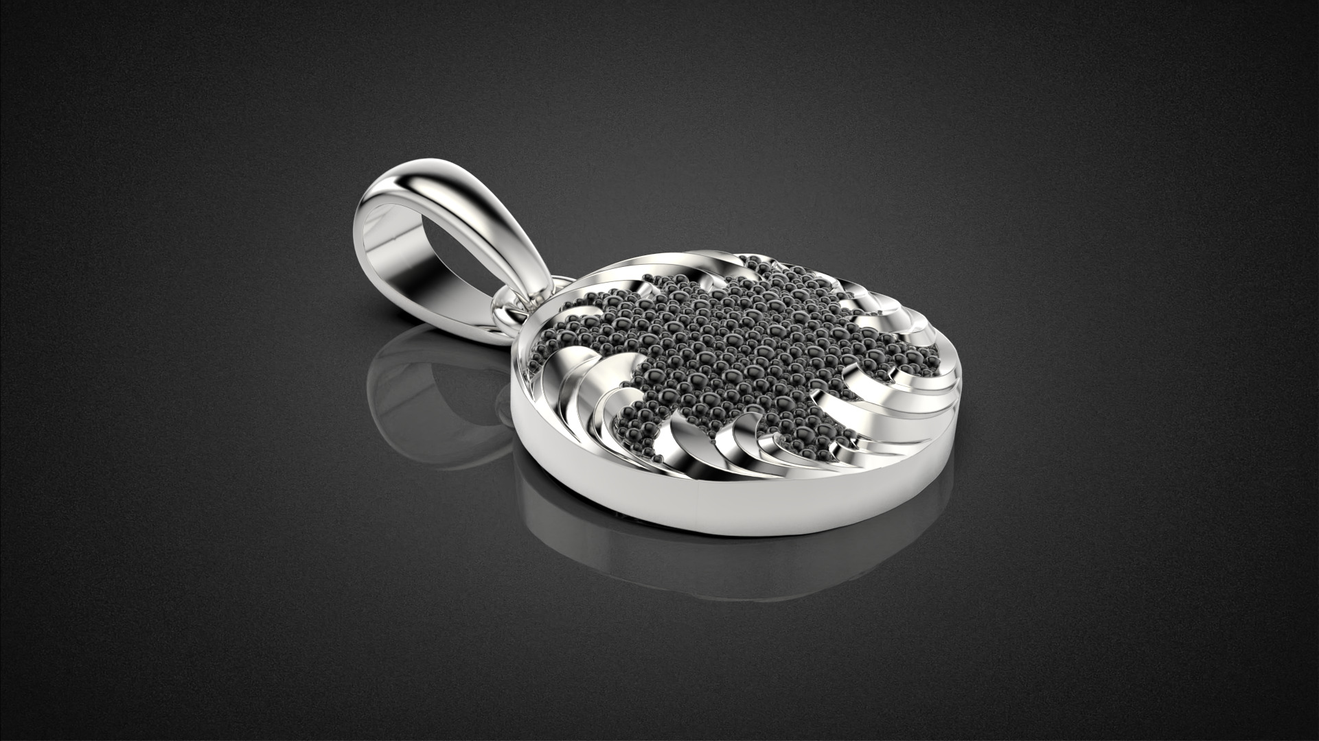 Fashion golden ratio Jewelry necklace P35 3D print model_20