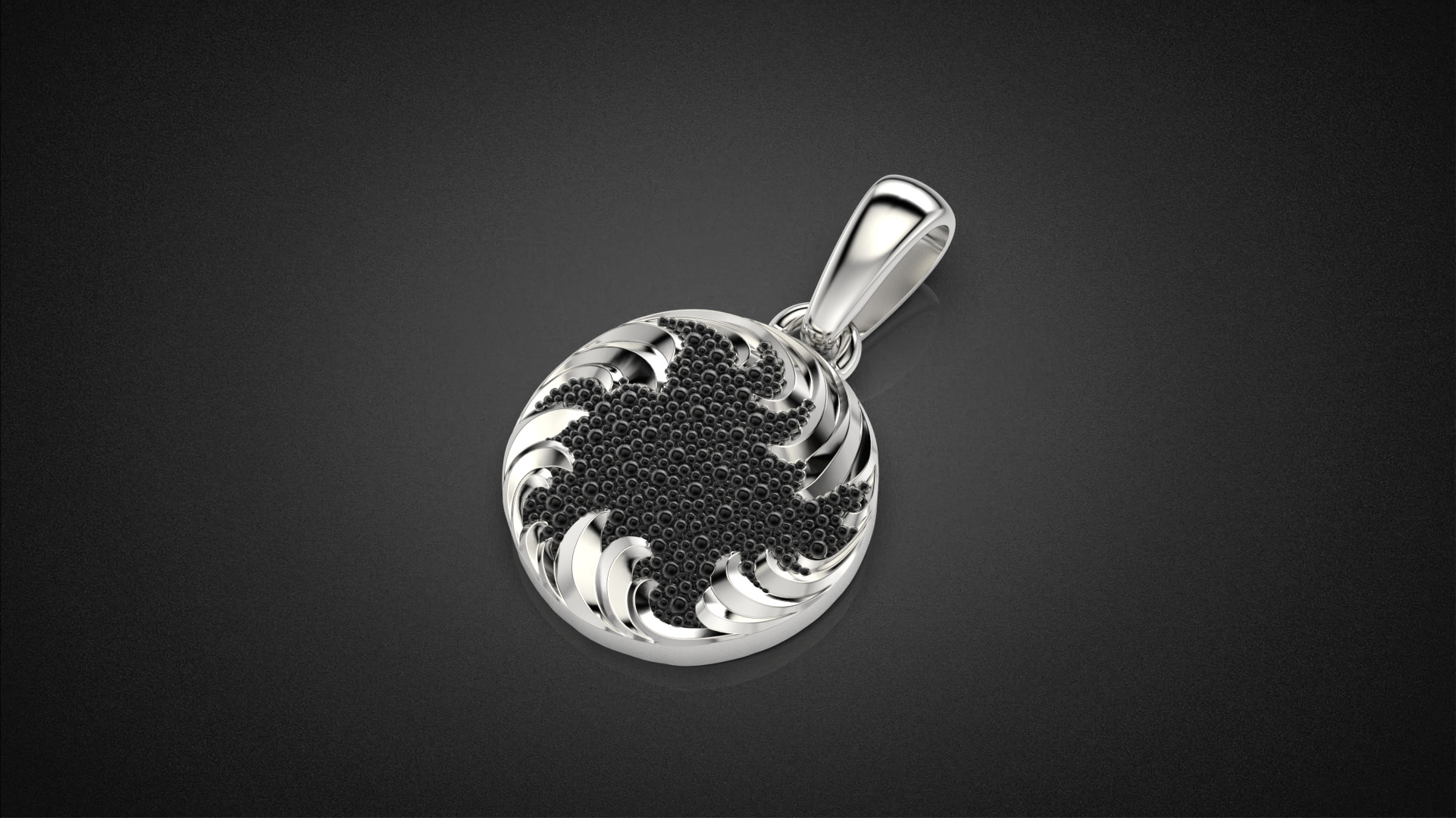 Fashion golden ratio Jewelry necklace P35 3D print model_15