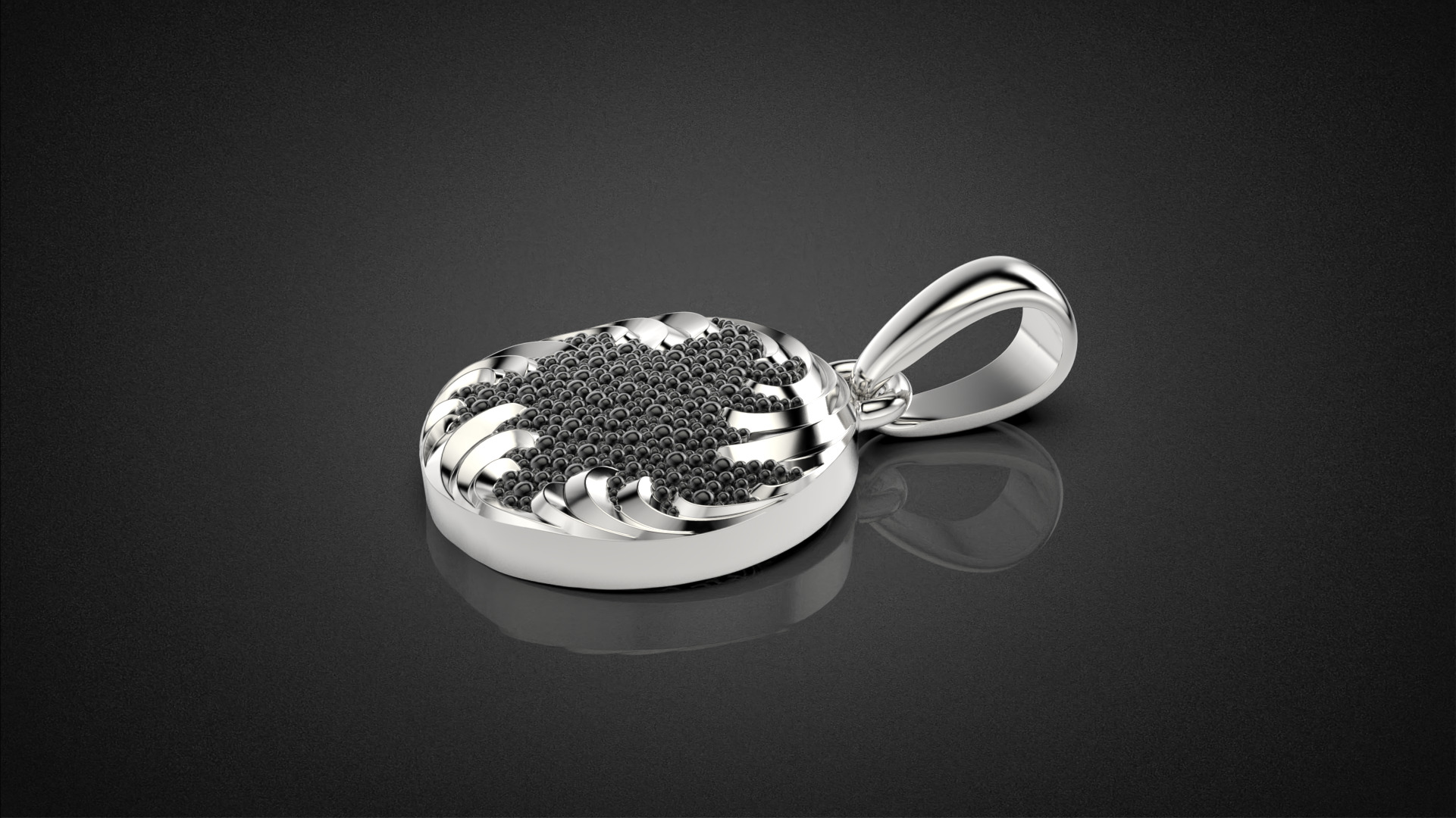 Fashion golden ratio Jewelry necklace P35 3D print model_22