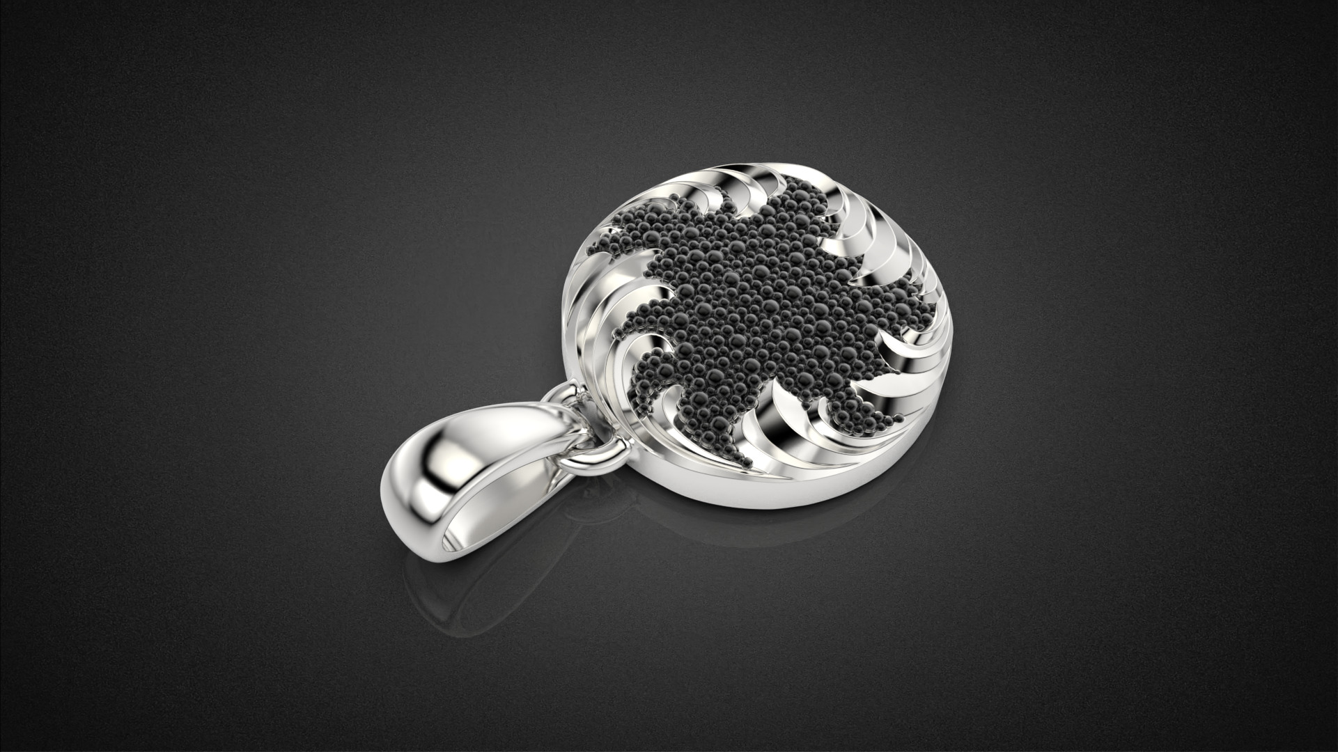 Fashion golden ratio Jewelry necklace P35 3D print model_18