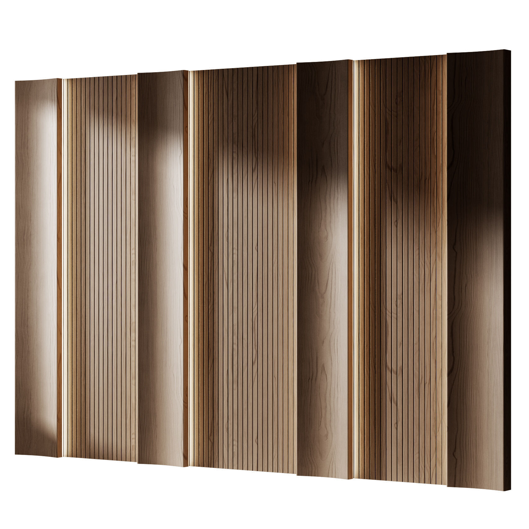 Decorative V29 Wall Panels 3D model_1